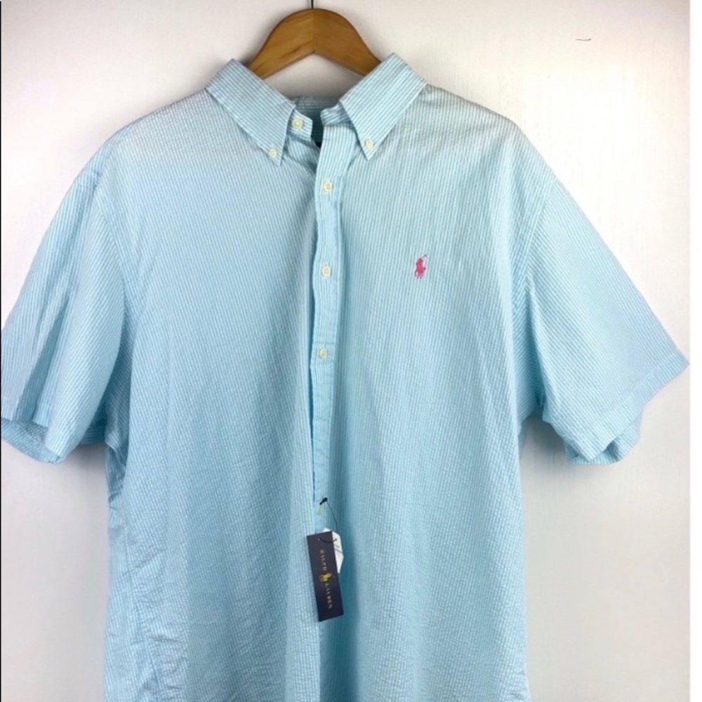 Ralph Lauren Polo Button up short sleeve shirt XXL